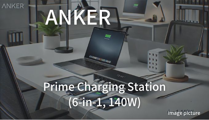 ANKER Prime Charging Station (6-in-1, 140W)評判！