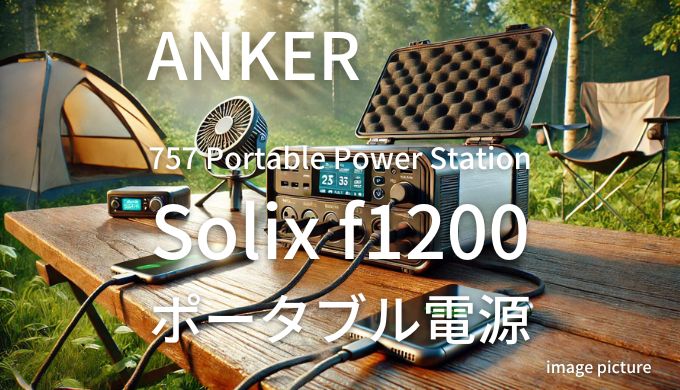 ANKER 757 Portable Power Station Solix f1200 ポータブル電源評判