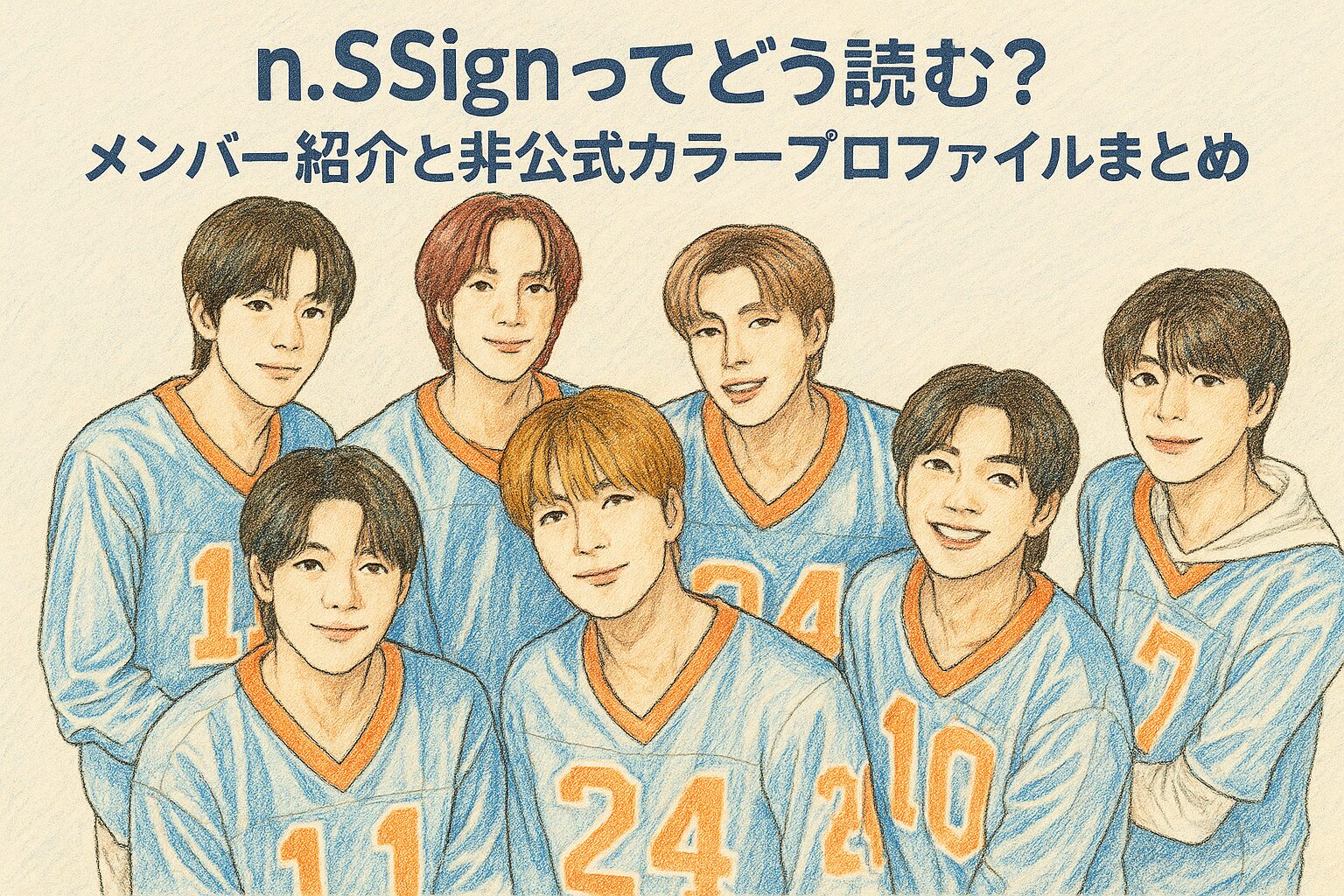 n.SSignってどう読む？メンバー紹介と非公式カラープロファイルまとめ