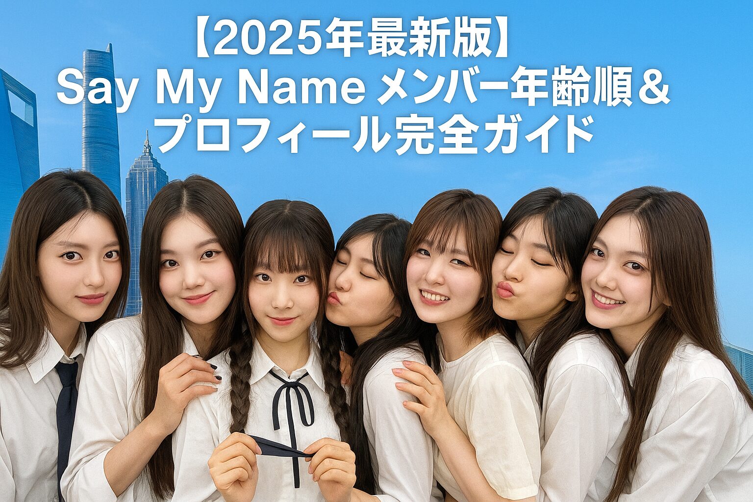 Say My Name メンバー年齢順＆プロフィール完全ガイド