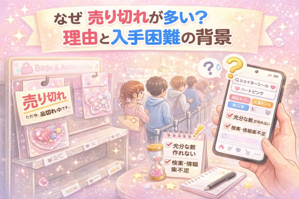 なぜ売り切れが多い?理由と入手困難の背景
