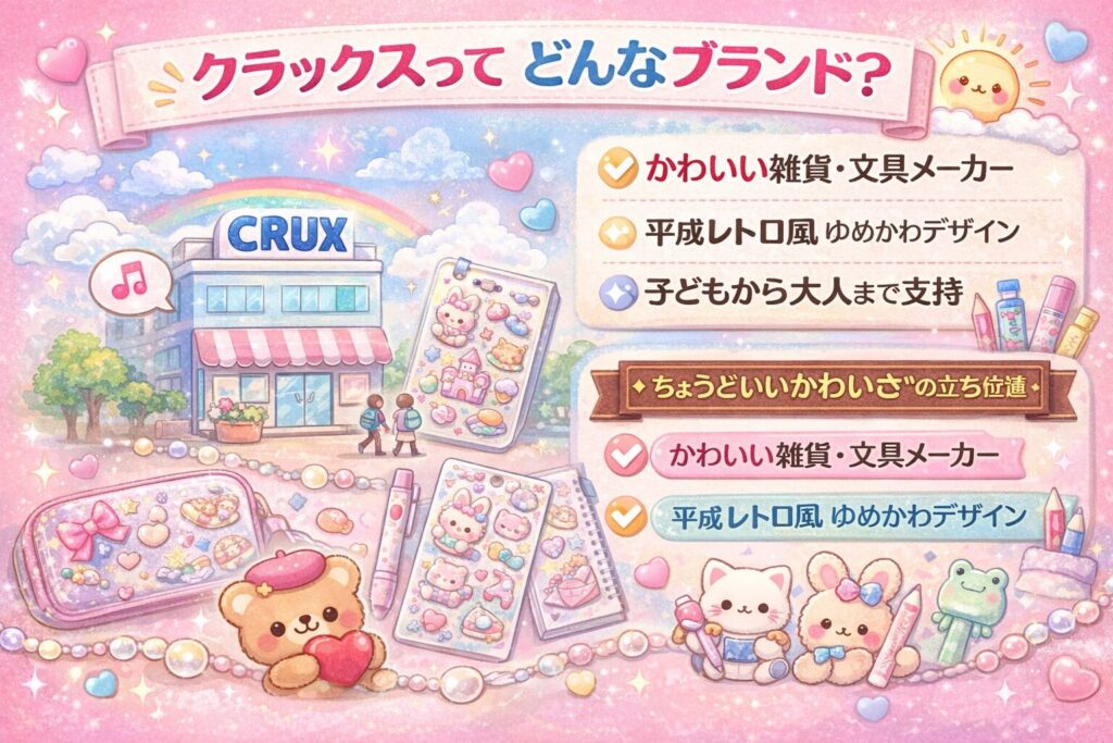 クラックスはどんなブランド