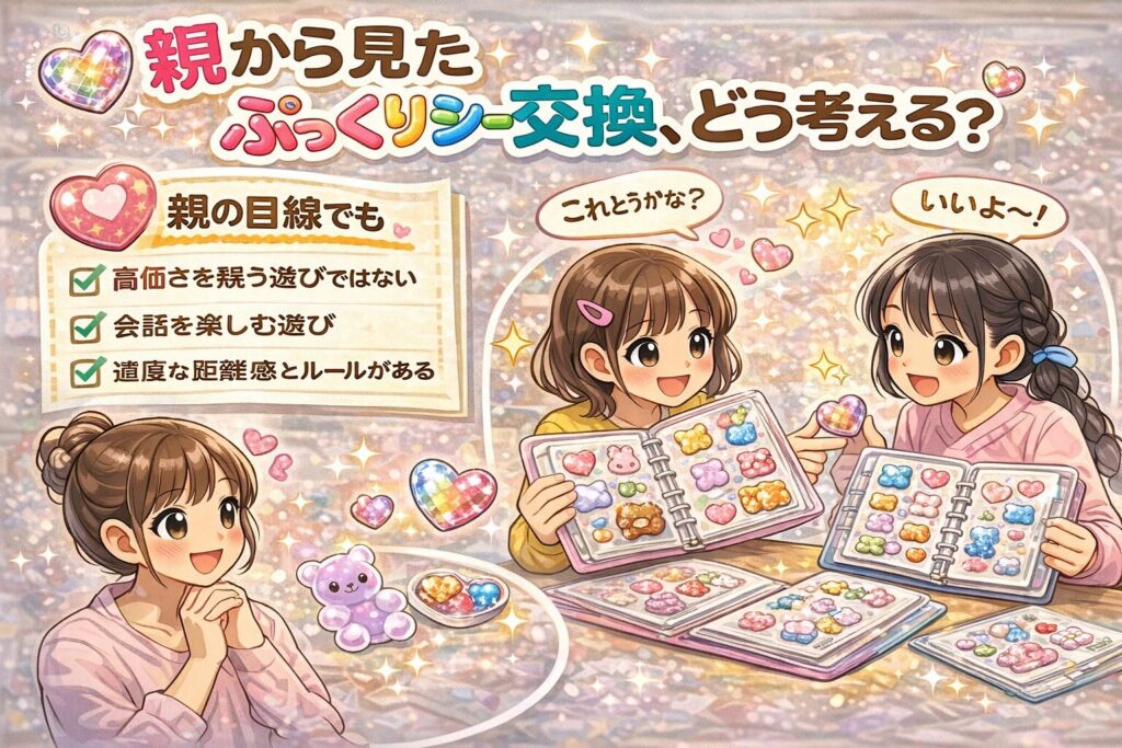 ぷっくりシール交換、どう考える？