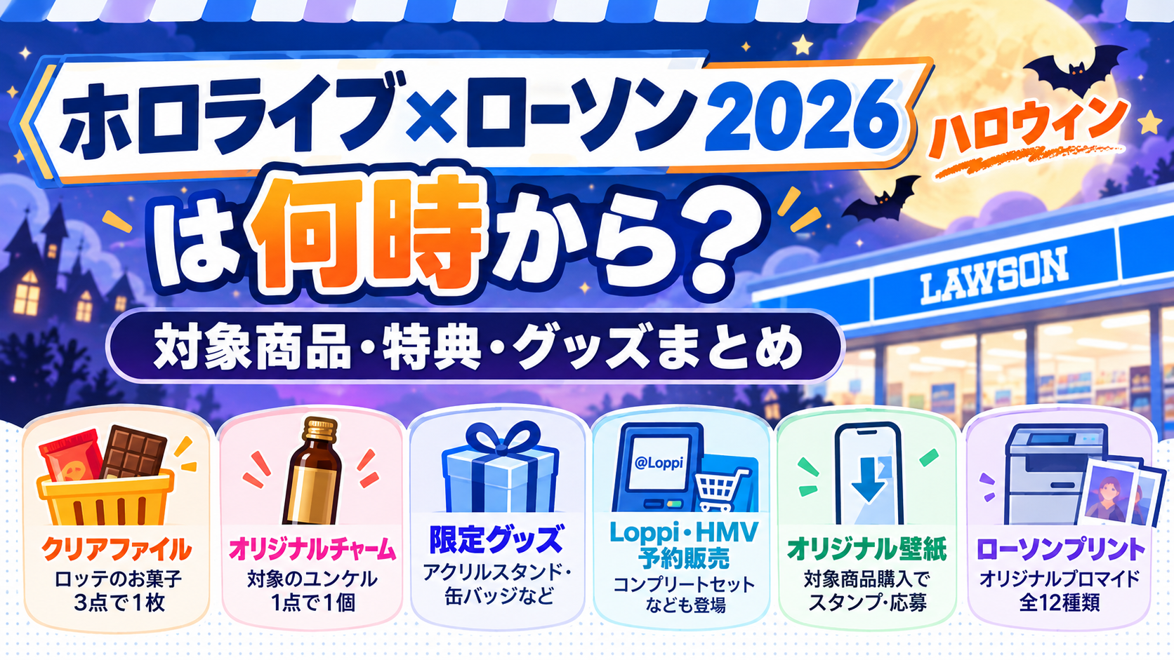 ホロライブ×ローソン ハロウィンキャンペーン概要