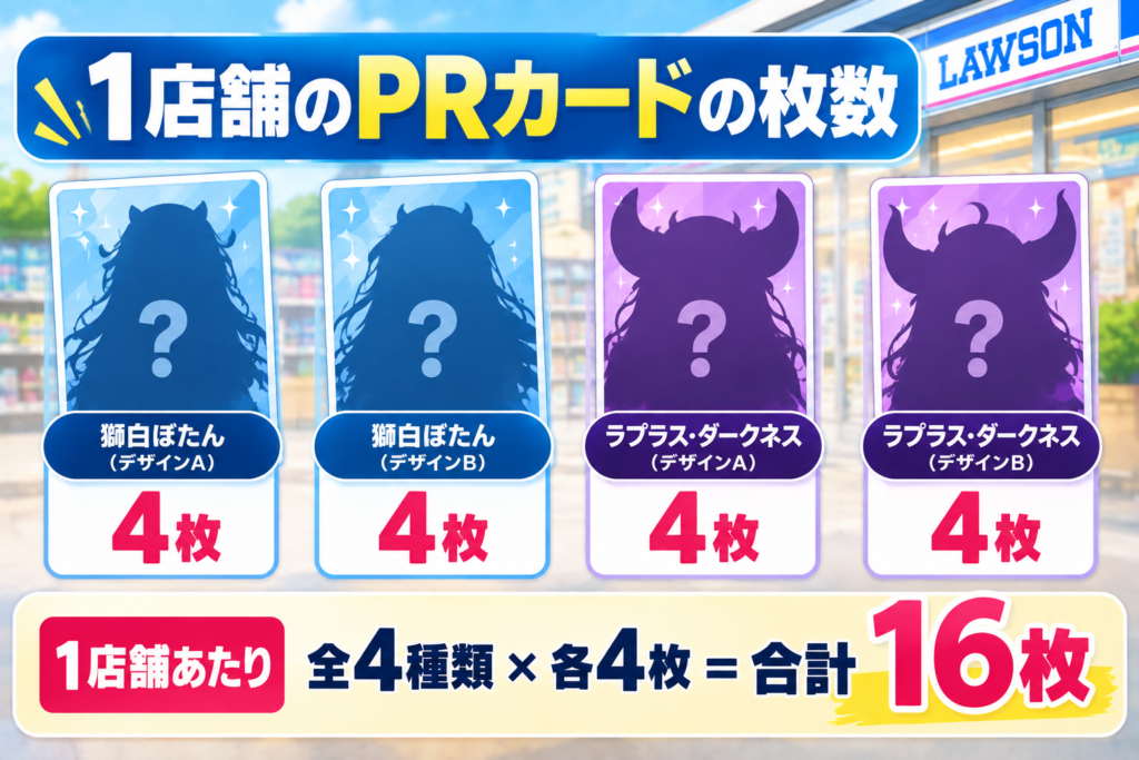 PRカード枚数