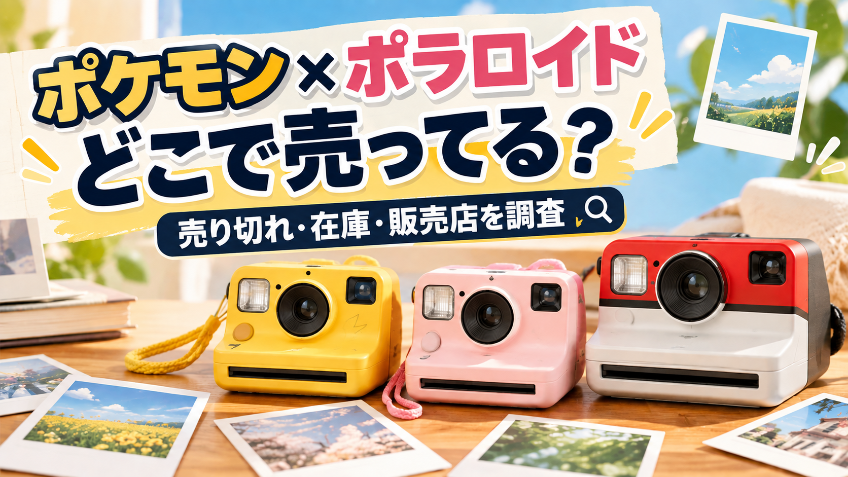 ポケモン×ポラロイド 売り切れ在庫調査